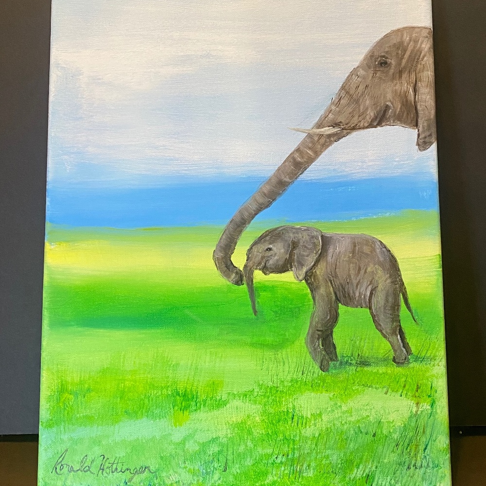 Painting I am the artist